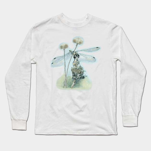 Dragonfly fly killer Long Sleeve T-Shirt by Jabbergirl